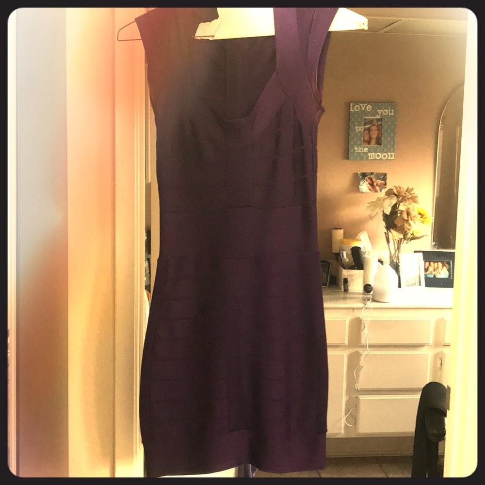 FCUK Body Con Dress- purple